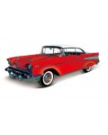 Метална кола Maisto Special Edition - Chevrolet Bel Air Coupe 1957, 1:18, червена