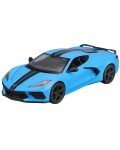 Метална кола Maisto Special Edition - Chevrolet Corvette Stingray Z51 2020, синя, 1:24