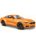 Метална кола Maisto Special Edition - Ford Mustang, оранжева, 1:24