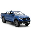 Метална кола Maisto Special Edition - Ford Ranger, синя, 1:24