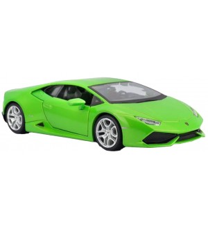 Метална кола Maisto Special Edition - Lamborghini Huracan LP 610-4, 1:24, зелена