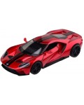 Метална кола Metal Speed Zone - Ford GT 2017, 1:32, червена