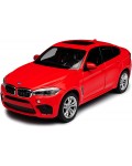 Метална кола Rastar - BMW X6M, 1:24, червен