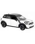 Метална кола Rastar - Mini Cooper, 1:24, бялa