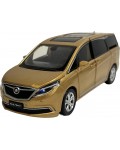 Метална кола Tayumo - Buick, GL8 2000, 1:32, със звук и светлина, златиста