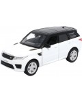 Метална кола Tayumo - Range Rover Sport, 1:36, бял