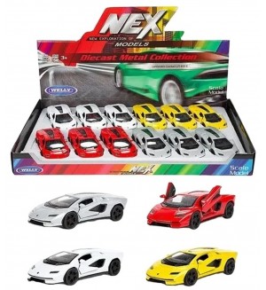 Метална кола Welly - Lamborghini LPI, асортимент
