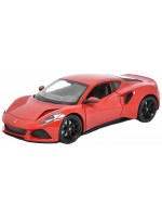 Метална кола Welly - Lotus Emira, червена, 1:24