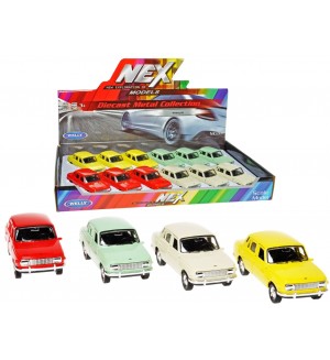 Метална кола Welly Nex - Wartburg, 1:34, асортимент Метална кола Welly Nex - Wartburg, 1:34, асортимент