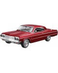 Метална кола за сглобяване Maisto Assembly Line - 1964 Chevrolet Impala, 1:26, бордо