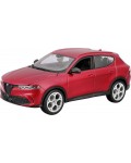 Метална количка Bburago - Alfa Romeo Tonale 2023, 1:24, червена