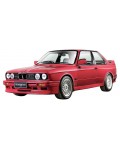 Метална количка Bburago - BMW 3-Series M3 (E30) 1988, 1:24, червена