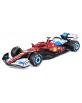 Метална количка Bburago - Ferrari F1 SF-25 #44 Lewis Hamilton Miami GP 2025, 1:43
