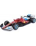 Метална количка Bburago - Ferrari SF-25, Charles Leclerc Miami GP 2025, 1:43