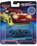 Метална количка Disney Pixar Cars - Glow Racers, Jackson Storm, 1:55