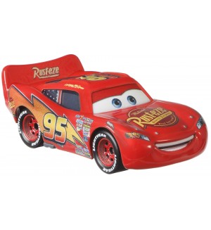 Метална количка Disney Pixar Cars - Lightning McQueen, 1:55
