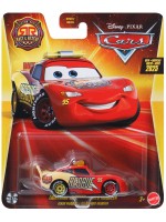 Метална количка Disney Pixar Cars Race and Rescue - Fire Captain Lightning McQueen, 1:55
