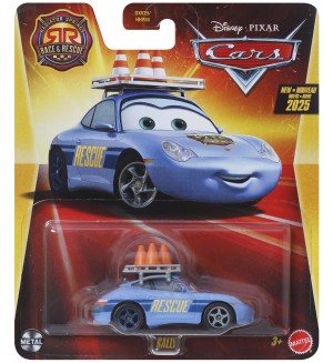 Метална количка Disney Pixar Cars Race and Rescue - Sally, 1:55