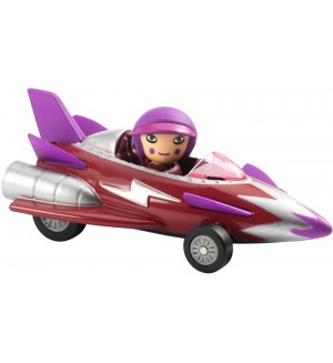 Метална количка Djeco Crazy Motors - Мис Бургундия