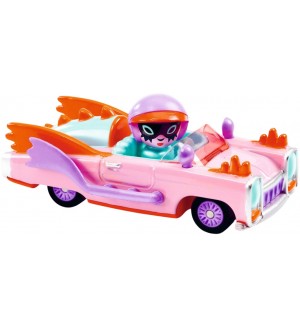 Метална количка Djeco Crazy Motors - Pink Lady