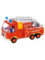 Метална количка Djeco Crazy Motors - Пожарната на капитан Файър