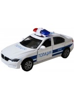 Метална количка Force Link - Полиция, със звуци и светлини