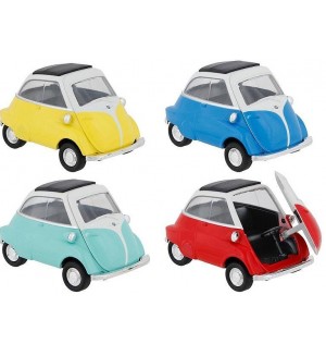 Метална количка Goki - BMW Isetta, асортимент