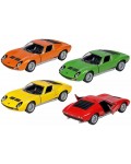 Метална количка Goki - Lamborghini Miura P400 SV 1971, 1:34, асортимент