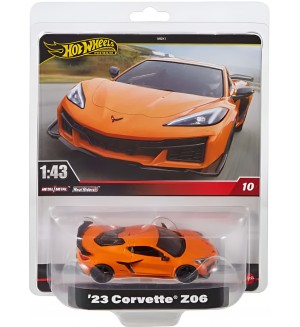 Метална количка Hot Wheels -'23 Corvette Z06, 1:43