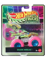 Метална количка Hot Wheels Monster Trucks Glow in the Dark - Shark Wrek, 1:64