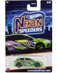 Метална количка Hot Wheels Neon Speeders - Асортимент, 1:64