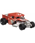 Метална количка Hot Wheels Pull-Back Speeders - Bone Shaker, 1:43  