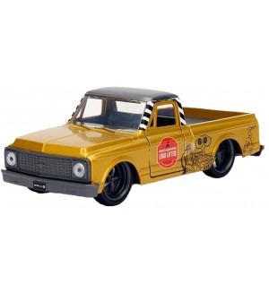 Метална количка Jada Toys - Wall-E, Chevrolet Cheyenne 1972, 1:32