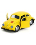 Метална количка Jada Transformers - Бъмбълби, VW Beetle, 1:32, жълта