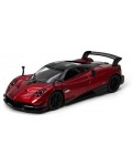 Метална количка Kinsmart - 2016 Pagani Huayra BC, 1:38, бордо