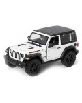 Метална количка Kinsmart - 2018 Jeep Wrangler, Hard Top, 1:34, бяла