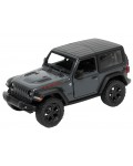 Метална количка Kinsmart - 2018 Jeep Wrangler, Hard Top, 1:34, графит