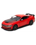 Метална количка Kinsmart - 2024 Ford Mustang Dark Horse, 1:38, червена