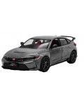 Метална количка Kinsmart - 2024 Honda Civic Type R, 1:36, графит