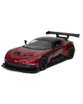 Метална количка Kinsmart - Aston Martin Vulcan, 1:38, бордо