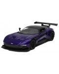 Метална количка Kinsmart - Aston Martin Vulcan, 1:38, лилава