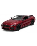 Метална количка Kinsmart - BMW Competition Coupe, 1:34, бордо