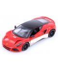 Метална количка Kinsmart Heritage Edition - Lotus Emira, 1:34, червена