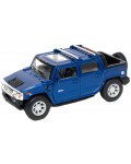 Метална количка Kinsmart - Hummer H2, 1:36, синя