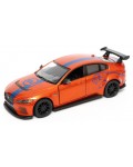 Метална количка Kinsmart - Jaguar XE SV Project 8 2018, 1:36, оранжева