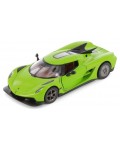 Метална количка Kinsmart - Koenigsegg Jesko Absolut, 1:34, зелена