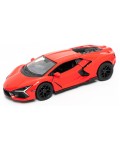 Метална количка Kinsmart - Lamborghini Revuelto, 1:38, червен