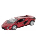 Метална количка Kinsmart - Lamborghini Sián FKP 37, 1:36, бордо