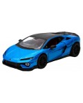 Метална количка Kinsmart - Lamborghini Temerario, 1:38, синя