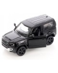 Метална количка Kinsmart - Land Rover Defender 90, 1:36, черен